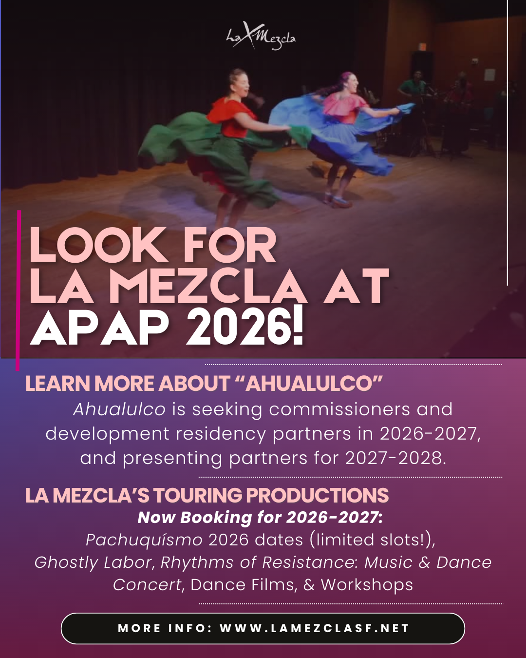 Look for La Mezcla at APAP 2026!