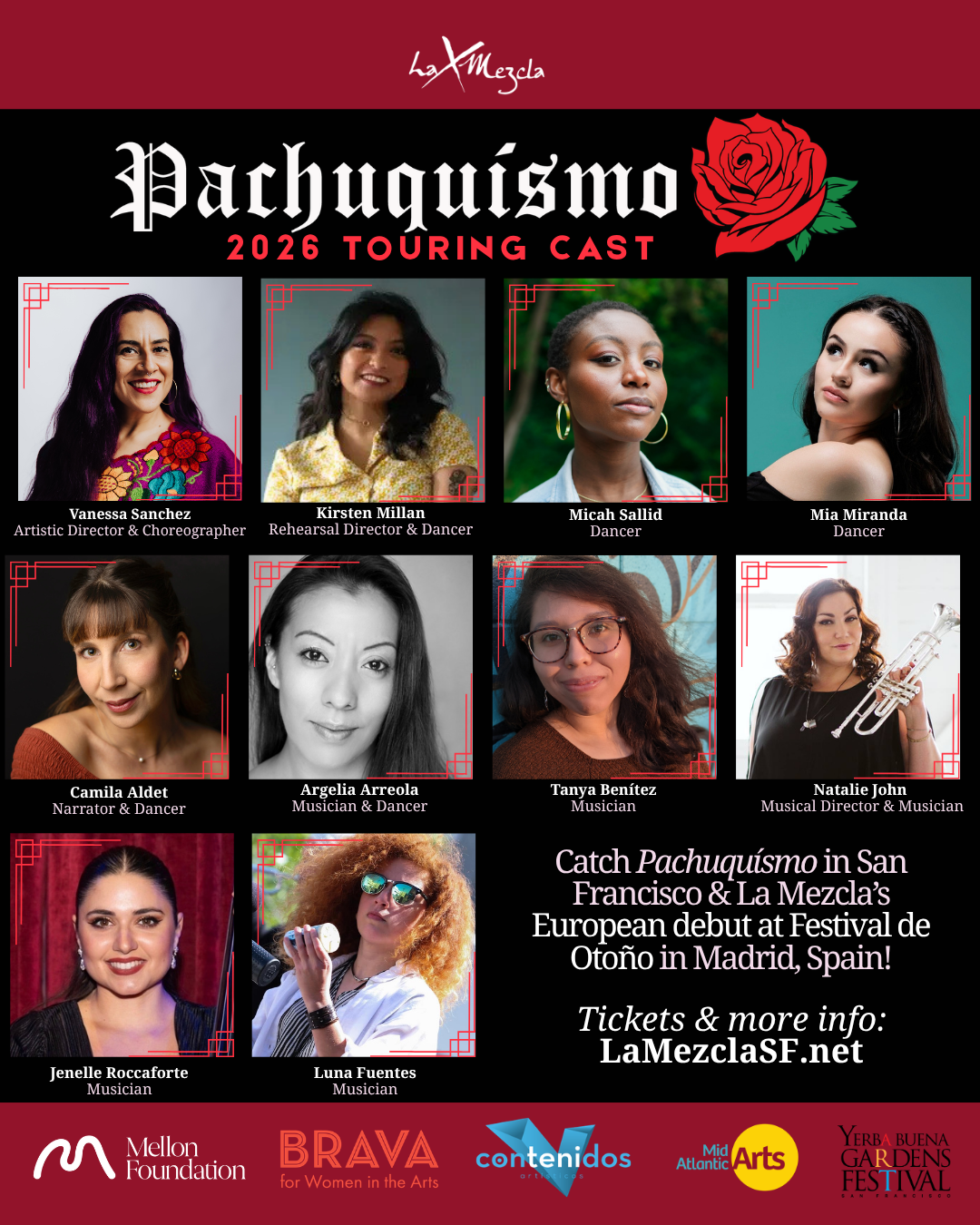 Pachuquísmo 2026 Touring Cast